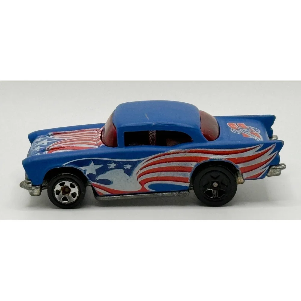 Hot Wheels Star & Stripes '57 Chevy Red/White/Blue With Graphics Die-Cast‎ 1976